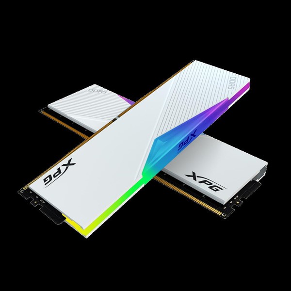 XPG 32GB (2X 16GB) DDR5 6000MHZ CL32 DUAL KIT RGB PC RAM LANCER AX5U6000C3016G-DCLARWH BEYAZ