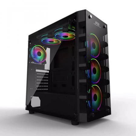 PowerBoost 650W 80+ X59RGB 6-RGB FANLI GAMINMG MID-TOWER PC KASASI