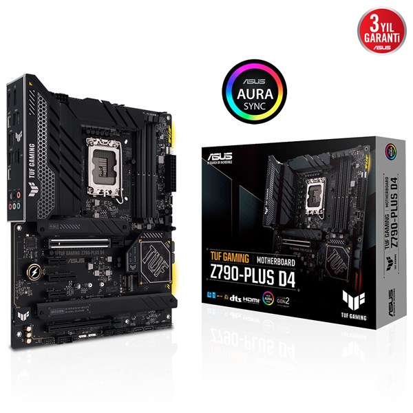 ASUS TUF GAMING Z790-PLUS D4 DDR4 HDMI-DP PCIE 4.0 1700p ATX