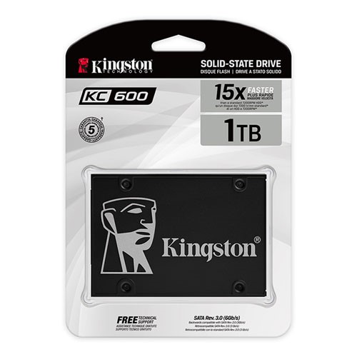  KINGSTON 1TB KC600 SKC600/1024G 550-520MB/s SATA-3 SSD DİSK