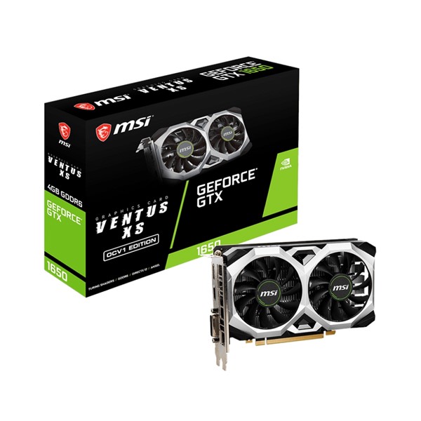 MSI 4GB GTX1650 D6 VENTUS XS OCV1 GDDR6 128bit HDMI-DP PCIE 3.0