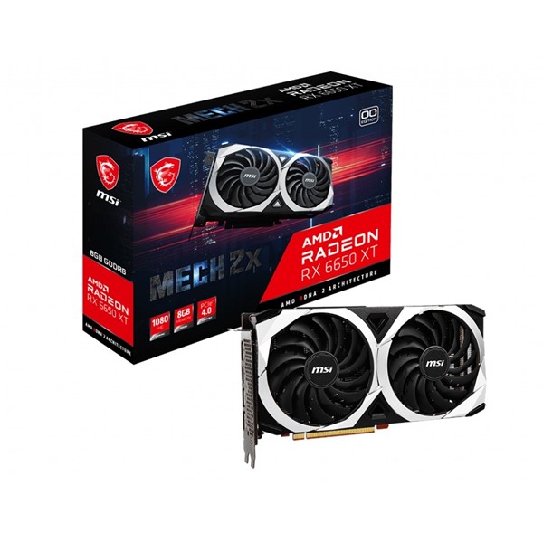 MSI 8GB RX6650XT MECH 2X 8G OC GDDR6 128bit PCIE 4.0