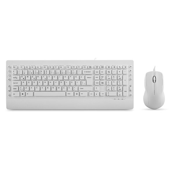 Everest KM-3850 Beyaz Q Multimedia Klavye + Mouse Set