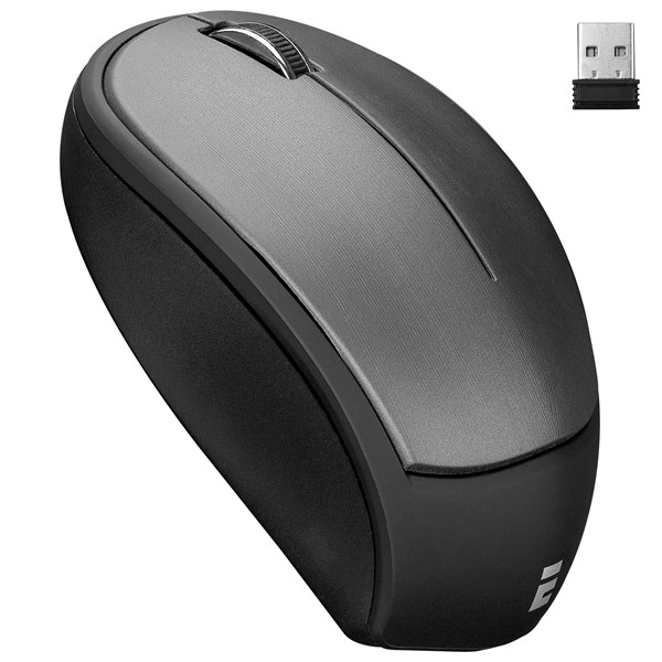 Everest SM-340 Usb Siyah 3D Optik Süper Sessiz Alkalin Pilli Kablosuz Mouse