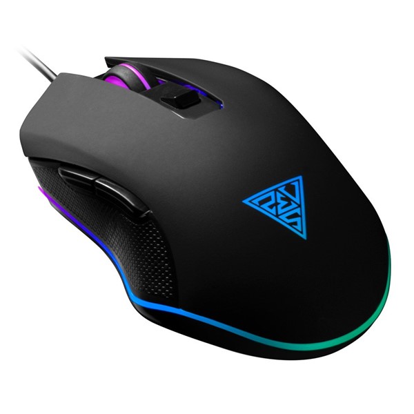 GAMDIAS AURA GS2, Çok Renkli Aydınlatma, USB Kablolu, 6 Tuşlu, Gaming Mouse, 3600DPI, Siyah	