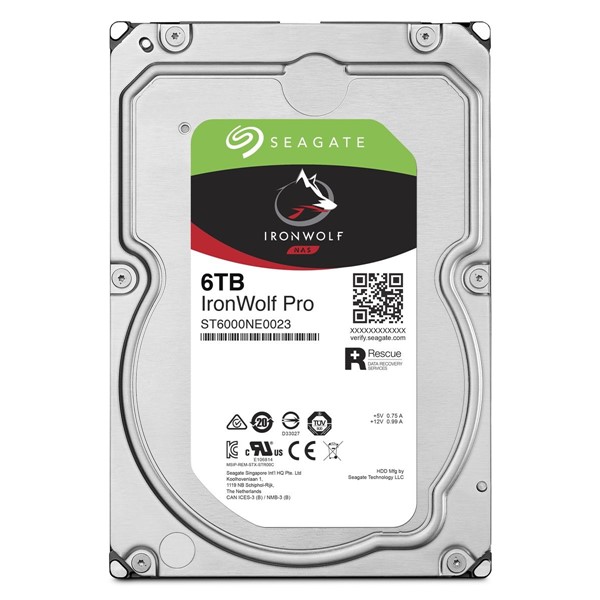  SEAGATE 6TB IRONWOLF PRO ST6000NE000 7200RPM 256MB SATA3 NAS DİSKİ 