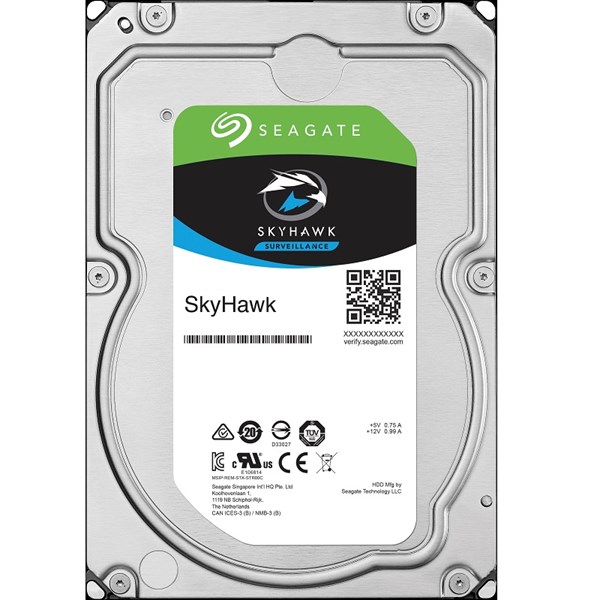 SEAGATE  6TB SKYHAWK ST6000VX001 5900 RPM 256MB SATA-3 Güvenlik Diski