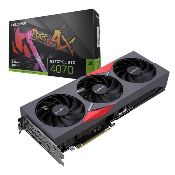 COLORFUL 12GB RTX4070 BATTLE AX NB EX-V GDDR6X 192bit HDMI-DP PCIE 4.0