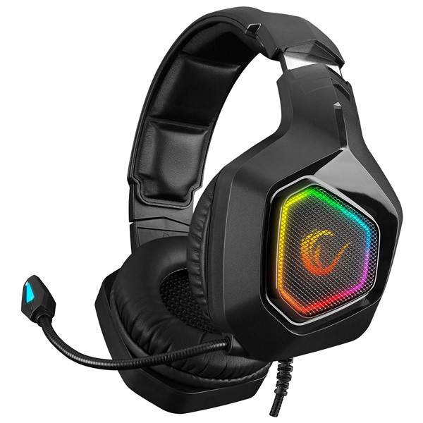 Rampage RM-K8 HAWKER Siyah USB 7.1 Version RGB Ledli Gaming Oyuncu Mikrofonlu Kulaklık