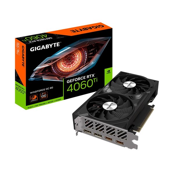 GIGABYTE 8GB RTX4060TI GV-N406TWF2 OC-8GD GDDR6 128bit HDMI-DP PCIE 4.0