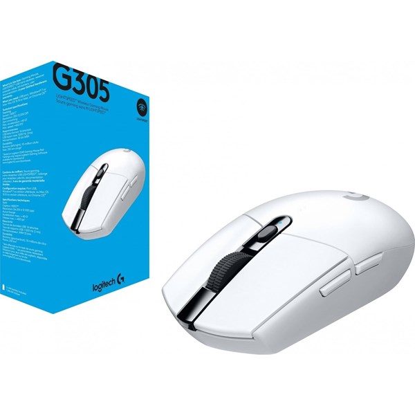 Logıtech G G305 Lıghtspeed Kablosuz Oyuncu Mouse Beyaz 910-005292