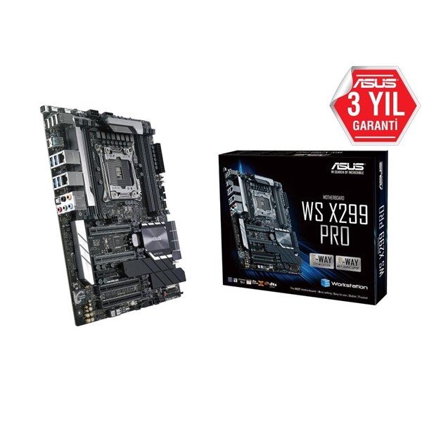 ASUS WS X299 PRO DDR4 PCIE 3.0 2066p İş İstasyonu Anakartı