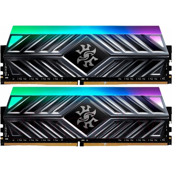 XPG 32GB (2X 16GB) DDR4 3200MHZ CL16 RGB DUAL KIT PC RAM SPECTRIX AX4U320016G16A-DT41