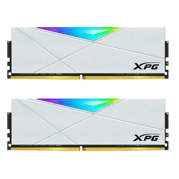 XPG 32GB (2X 16GB) DDR4 3200MHZ CL16 RGB DUAL KIT PC RAM SPECTRIX D50 AX4U320016G16A-DW50