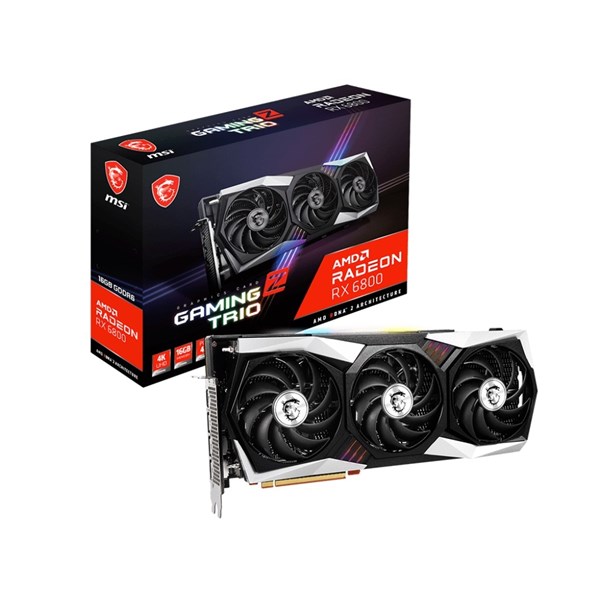 MSI 16GB RX6800 GAMING Z TRIO 16G GDDR6 256bit HDMI-DP PCIE 4.0