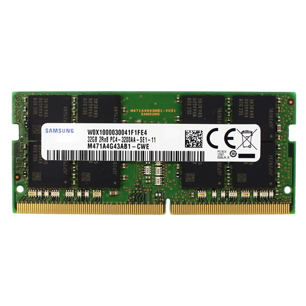 SAMSUNG 32GB DDR4 3200MHZ NOTEBOOK RAM VALUE M471A4G43AB1-VWE