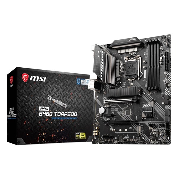 MSI MAG B460 TORPEDO DDR4 HDMI-DP PCIE 4.0 1200p ATX