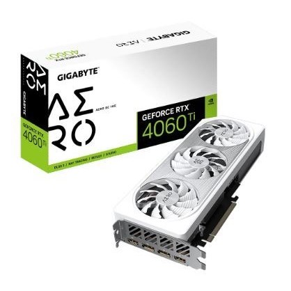 GIGABYTE 16GB RTX4060 AERO GVN4060TAERO OC-16G GDDR6 128bit HDMI-DP PCIE 4.0