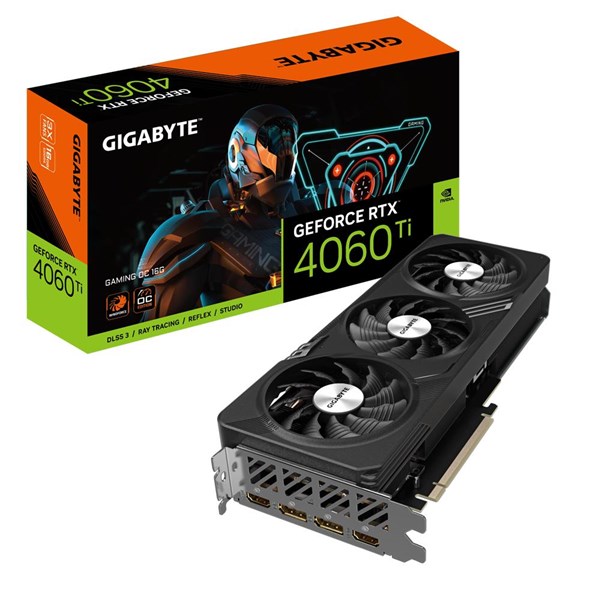 GIGABYTE 16GB RTX4060TI GAMING GV-N406TGAMING OC-16GD GDDR6 128bit HDMI-DP PCIE 4.0