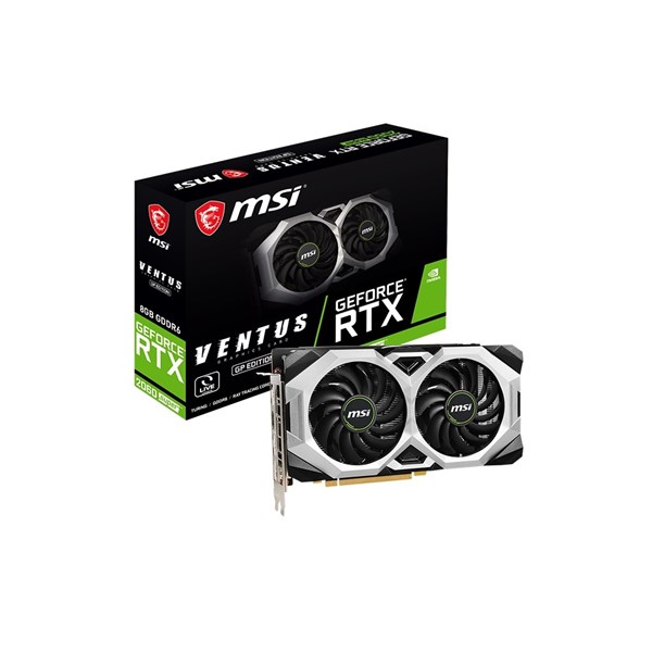 MSI RTX2060 6GB VENTUS GP GDDR6 192bit HDMI DP PCIe 16X v3.0   