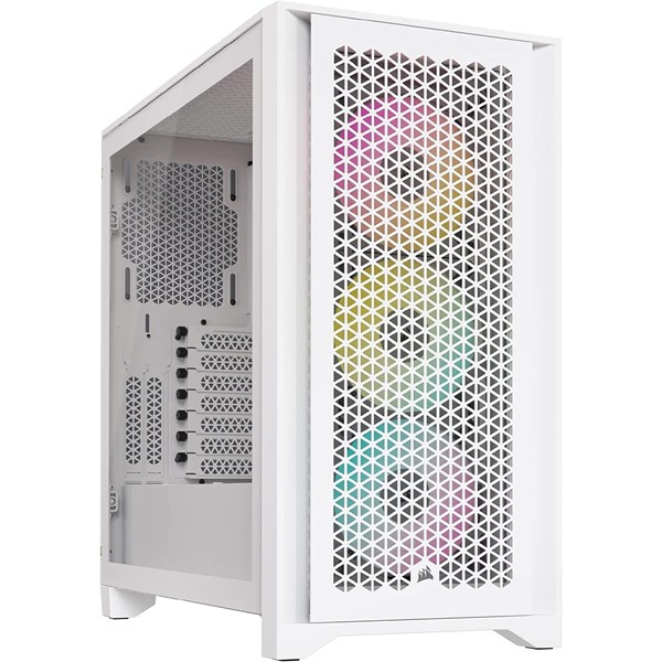 CORSAIR 4000D CC-9011241-WW 3-RGB FANLI GAMING MID-TOWER PC KASASI BEYAZ