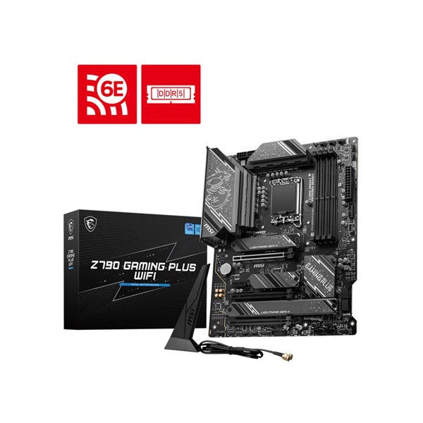 MSI Z790 GAMING PLUS WIFI-6E DDR5 HDMI-DP PCIE 4.0 1700p ATX