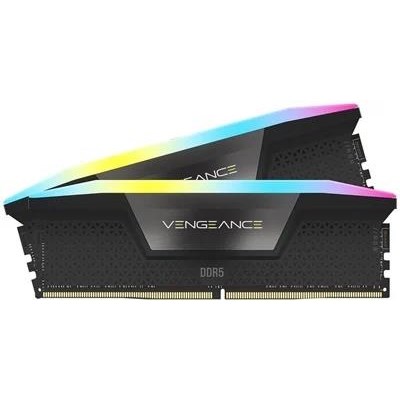 CORSAIR 32GB (2X 16GB) DDR5 5600MHZ CL40 DIAL KIT RGB PC RAM VENGEANCE CMH32GX5M2B5600Z40