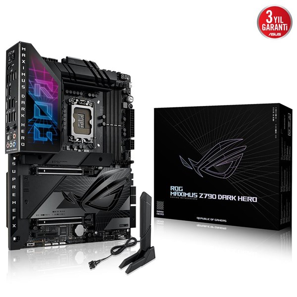 ASUS ROG MAXIMUS Z790 DARK HERO WIFI-7 DDR5 HDMI-DP PCIE 5.0 1700p ATX