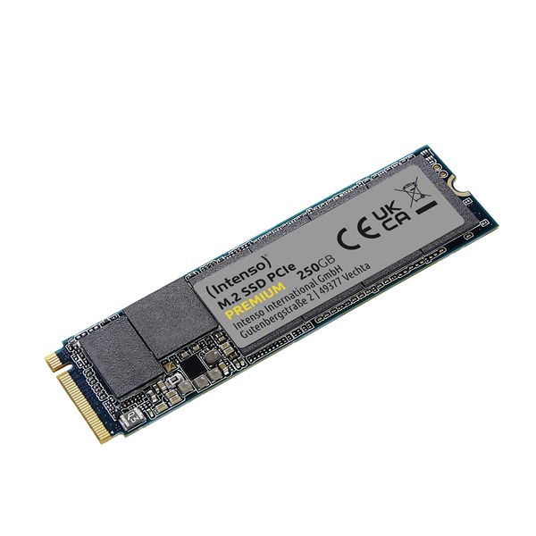 INTENSO 250GB PREMIUM 3835440 2100- 1100MB/s M2 PCIe NVMe Gen3 Disk