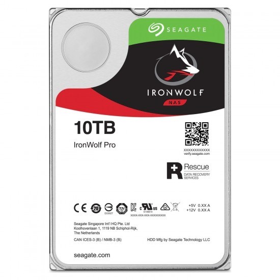 SEAGATE 10TB IRONWOLF PRO ST10000NE008 256MB 7200RPM NAS DİSKİ 