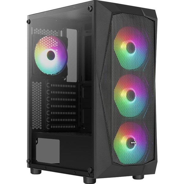 AEROCOOL 500W FALCON V2 4-ARGB FANLI GAMING MID-TOWER PC KASASI