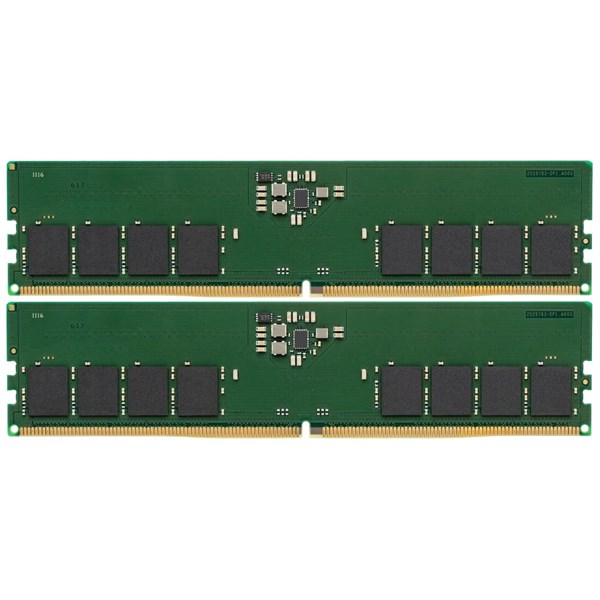 KINGSTON 32GB (2X 16GB) DDR5 5200MHZ CL42 DUAL KIT PC RAM VALUE KVR52U42BS8K2-32