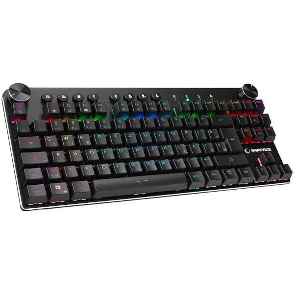 Rampage KB-RMW23 SCOUT Bluetooth RGB Led LC Layout Jixian Blue Switch Gaming Mechanical Keyboard