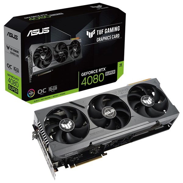 ASUS RTX4080 SUPER 16GB TUF RTX4080S-O16G GAMING GDDR6X 256bit HDMI DP PCIe 16X v4.0