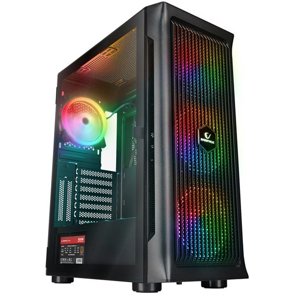 RAMPAGE 850W 80+ PROLIX MESH 4-RGB FANLI GAMING MID-TOWER PC KASASI