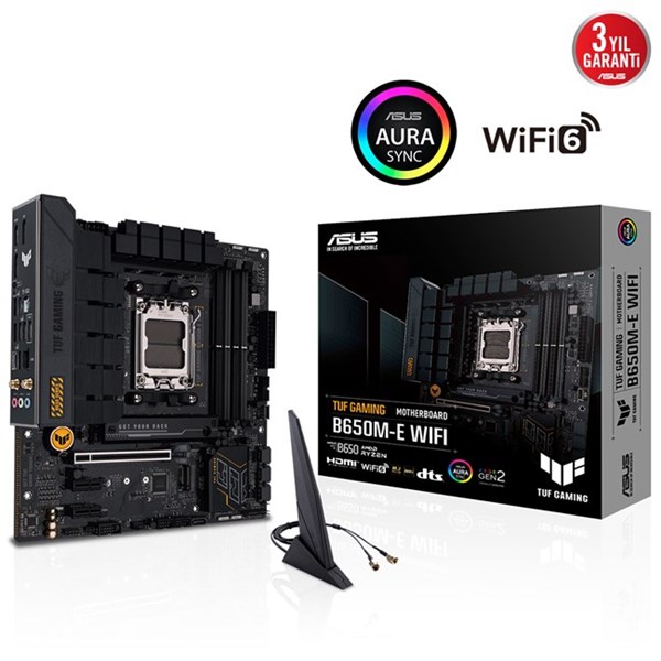 ASUS TUF GAMING B650-E WIFI-6E DDR5 HDMI-DP PCIE 4.0 AM5 ATX