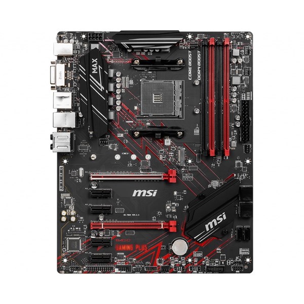 MSI B450 GAMING PLUS MAX DDR4 HDMI-DVI PCIE 4.0 AM4 ATX