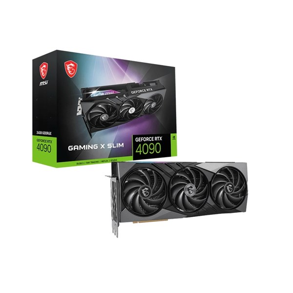 MSI RTX4090 24GB GAMING X SLIM 24G GDDR6X 384bit HDMI DP PCIe 16X v4.0