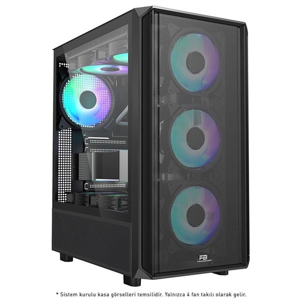 POWERBOOST 850W 80+ BRONZE PB-P3602BB GAMING MID-TOWER PC KASASI