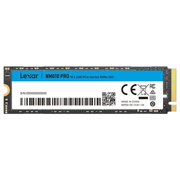 LEXAR 2TB LNM610 PRO LNM610P002T-RNNNG 3300-2600MB/s M2 NVME GEN4 DİSK