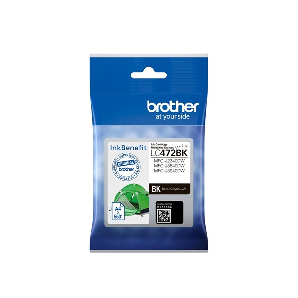 BROTHER LC472 BK Siyah Mürekkep Kartuş