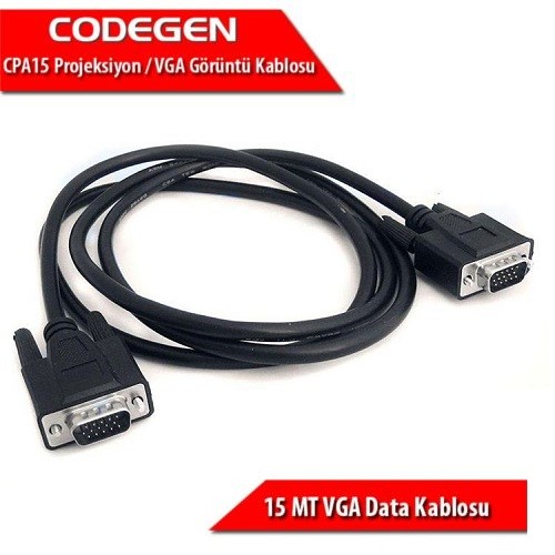 CODEGEN CPA15 15metre VGA Görüntü Kablosu