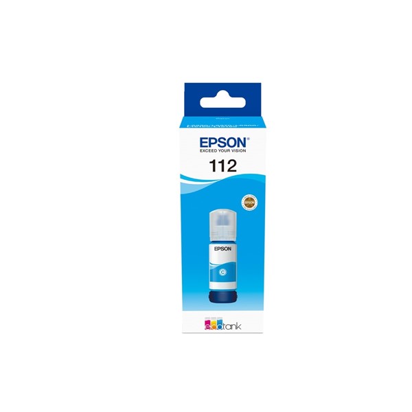 EPSON C13T06C24A 112 Mavi 70ml Tanklı Sistem Mürekkebi