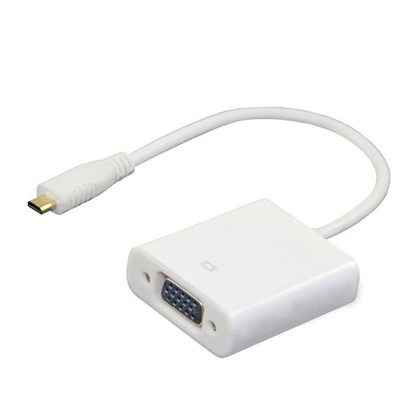 HYTECH HY-MHVS25 mHDMI-VGA Çevirici Adaptör