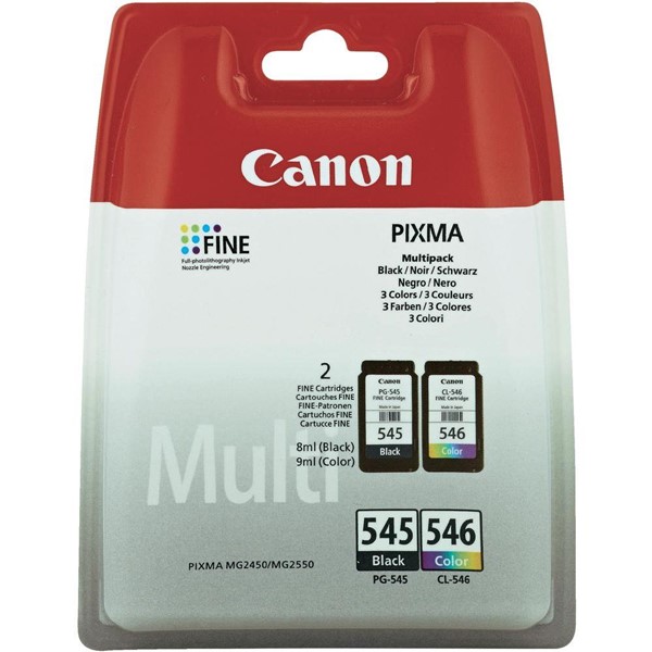 Canon 8287B005 Pg-545/Cl-546 Multıpack Kartus