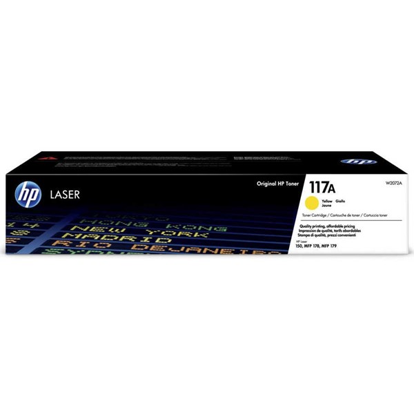 Hp W2072a (117A) Sarı Toner 700 Sayfa