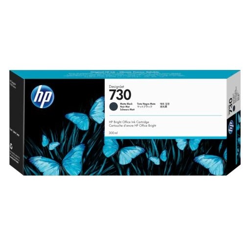 Hp P2v71a (730) Mat Siyah 300 Ml Genıs Format Murekkep Kartusu