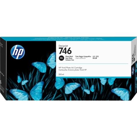 Hp P2v82a (746) 300 Ml Fotograf Sıyahı Desıgnjet Murekkep Kartus