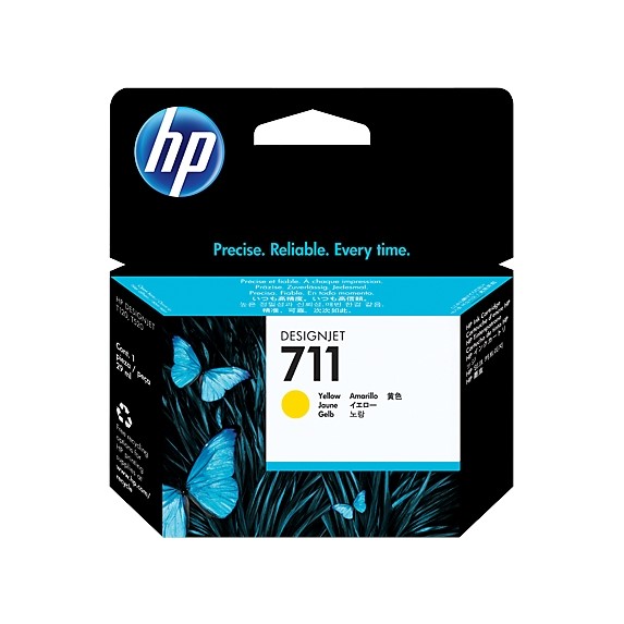 Hp Cz132a (711) Sarı 29 Ml Genıs Format Murekkep Kartusu