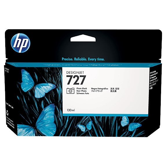 Hp B3p23a (727) Fotograf Sıyahı 130 Ml Genıs Format Murekkep Kartusu